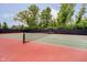 Well-maintained tennis court perfect for recreational activities and sports enthusiasts at 8535 Olde Mill Circle West Dr, Indianapolis, IN 46260