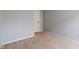 Neutral bedroom featuring a light wall color and neutral carpet at 8747 Knotty Pine Ct, Indianapolis, IN 46227