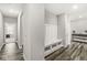Mudroom features stylish bench and cubbies for storage and organization at 9925 Glendon Ct, McCordsville, IN 46055