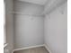 Small closet area featuring carpeted floor and a single wire shelf with hanging rod at 10602 Pintail Ln, Indianapolis, IN 46239