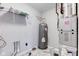 Utility room featuring a water heater, shelving and an HVAC unit at 10602 Pintail Ln, Indianapolis, IN 46239