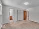 Bright, spacious bedroom with an ensuite bathroom and closet access at 11054 N Shelby 490 W, New Palestine, IN 46163