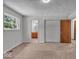Cozy bedroom features an ensuite bathroom and closet at 11054 N Shelby 490 W, New Palestine, IN 46163