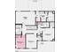 Second floor layout featuring a primary suite, three additional bedrooms, and two bathrooms at 1147 Stubble Run, Danville, IN 46122