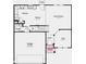 Open-concept first floor layout with kitchen, dining, and great room, plus a two-car garage at 1147 Stubble Run, Danville, IN 46122