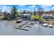 Lakeside property with a well-maintained shoreline, private docks, and convenient access to the beautiful open water at 1280 Casco Bay Cir, Cicero, IN 46034