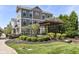 Landscaped backyard with pergola and lush greenery at 13316 E Lieder Way, Fishers, IN 46037