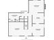 Layout of first floor, showing living room, dining room, kitchen, laundry, bathroom, and Gathering room at 13510 E 131St St, Fishers, IN 46037
