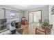 Functional office with wooden floors, great light, and convenient front entry access at 1417 Macintosh Ct, Avon, IN 46123
