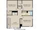 Layout of the second floor, featuring a loft, laundry, bath and three bedrooms with walk-in closets at 15379 Alperton Rd, Fishers, IN 46037