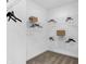 Spacious walk-in closet with shelving and hanging rods at 15379 Alperton Rd, Fishers, IN 46037