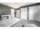 Bedroom featuring neutral color palette, plush carpet, and closet space at 1720 Justin Ct, Indianapolis, IN 46219