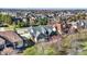 Gorgeous home aerial view showing the elegant architecture, landscaping, and desirable neighborhood setting at 3582 Pete Dye Blvd, Carmel, IN 46033