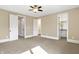 Open bedroom with a walk-in closet and en-suite bathroom offers plenty of storage at 3582 Pete Dye Blvd, Carmel, IN 46033