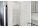 Pantry featuring white wire shelves for organized storage in the kitchen area at 4327 Persian St, Greenwood, IN 46143