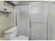 Bathroom featuring a toilet and a shower with sliding doors at 438 Park Dr, Greenwood, IN 46143