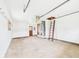 This expansive garage has built-in storage space and garage door at 4715 Southern Ave, Anderson, IN 46013