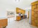 Bright kitchen with stainless steel appliances, tile floor, and lots of cabinet space at 4715 Southern Ave, Anderson, IN 46013