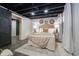 Finished basement bedroom with barn door at 4719 Evanston Ave, Indianapolis, IN 46205