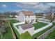 Spacious fenced backyard with a shed, perfect for outdoor activities and storage at 5209 Twin Bridge Blvd, Indianapolis, IN 46239
