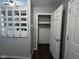 A well-organized closet with shelving, offering ample storage space to keep belongings tidy at 5240 Regency Dr, Columbus, IN 47203