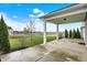 Enjoy the outdoor scenery from the comfort of the covered back patio at 5247 Crowley Pkwy, Whitestown, IN 46075