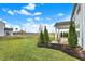 Spacious backyard with a covered patio that's ideal for relaxation at 5247 Crowley Pkwy, Whitestown, IN 46075