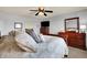 Relaxing main bedroom with a luxurious sleigh bed, neutral decor, and ample space for dressers at 5247 Crowley Pkwy, Whitestown, IN 46075