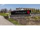 Attractive Jackson's Grant community sign on Williams Creek, with stone base at 528 Dylan Dr, Carmel, IN 46032