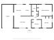 Layout of a home with garage, porch, living spaces, kitchen, bath, and bedrooms in a functional single-story design at 6501 Meadowlark Dr, Indianapolis, IN 46226