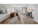 Inviting living room showcasing hardwood floors, natural light, and contemporary decor at 6742 S New Jersey St, Indianapolis, IN 46227