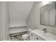 Bathroom featuring a vanity and a shower at 715 Cottage Ave, Indianapolis, IN 46203