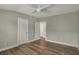 Spacious bedroom with stylish flooring, neutral paint, and ample natural light at 715 Cottage Ave, Indianapolis, IN 46203