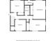 Upstairs floorplan of home at 7811 Hoover Rd, Indianapolis, IN 46260