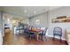 Inviting dining area with ample seating and a seamless flow to the kitchen at 7971 Cool Hollow Pl, Indianapolis, IN 46237