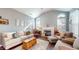 Comfortable living room with fireplace and plenty of seating, perfect for gatherings at 7971 Cool Hollow Pl, Indianapolis, IN 46237