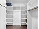 Spacious walk-in closet with custom shelving, providing ample storage and organization options at 807 E Minnesota St, Indianapolis, IN 46203