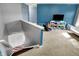 Upstairs bonus room is ready for fun and games at 8531 Aberdeenshire Ct, Indianapolis, IN 46259