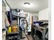 This laundry room offers lots of utility at 8531 Aberdeenshire Ct, Indianapolis, IN 46259