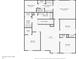 Second floor plan featuring primary bedroom, bedrooms, bathrooms, closets, utility room, loft, laundry room and stairs at 9916 Gallop Ln, Fishers, IN 46040