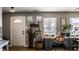 Bright living room features a large window and gray walls at 10220 Tournon Dr, Fishers, IN 46037