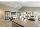 Stylish living area featuring hardwood flooring and a comfortable flow to the kitchen at 11622 Brookwood Trace Dr, Indianapolis, IN 46229