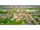 An elevated shot of residences nestled among lush greenery, with access to nearby schools and community facilities at 118 Presidential Ct, Greenfield, IN 46140