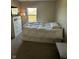 This bedroom features a modern bed frame with storage at 12802 Ari Ln, Fishers, IN 46037