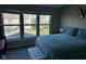 Bedroom with a large window, comfortable bed, and relaxing light at 12802 Ari Ln, Fishers, IN 46037