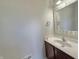 Bathroom with light counter and stainless steel sink at 14538 Baldwin Ln, Carmel, IN 46032