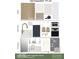 Coastal inspiration board featuring stylish finishes and fixtures for kitchen and primary spaces at 16387 Burlwood Dr, Westfield, IN 46074