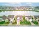 Beautiful neighborhood with a centrally located lake, blooming trees, and well maintained lawns at 1839 Silverton Dr, Avon, IN 46123