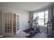 Functional exercise room with ample space for various workout equipment and natural light at 2237 S Copperstone Dr, New Palestine, IN 46163