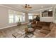 Bright living room featuring a large window and an open floor plan at 2325 Silver Rose Dr, Avon, IN 46123